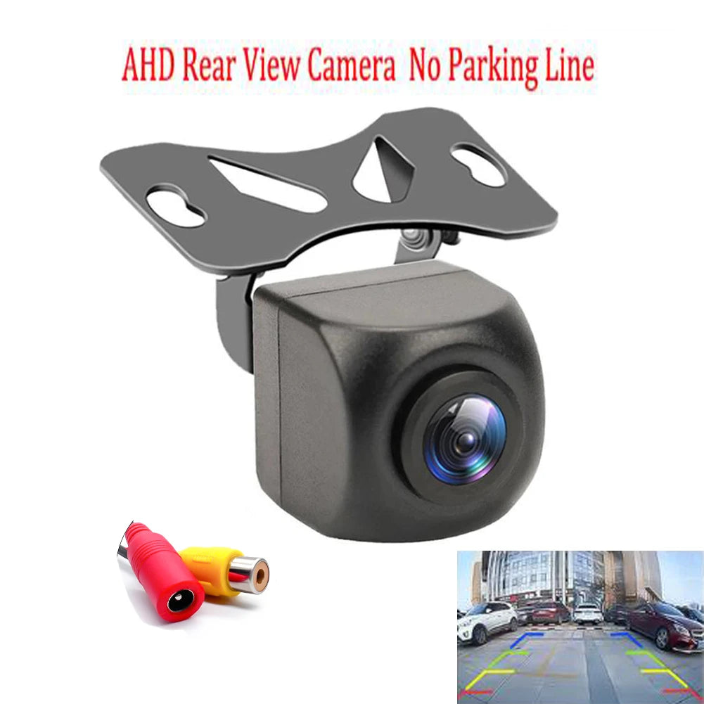 Full-color Night Vision Monitoring AHD Car Dynamic Trajectory Parking Line Car Rear View Reversing Camera universal Fisheye Pend