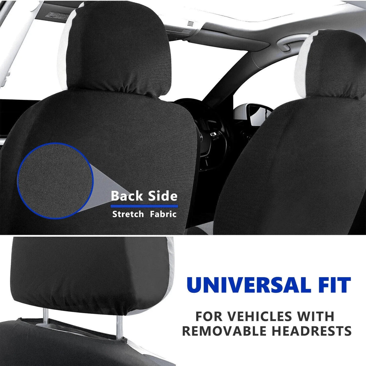 Universal Breathable and Durable 9-Piece All-Season Comfortable Soft Five-Seater Covers