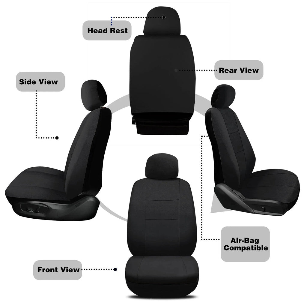 Universal Breathable and Durable 9-Piece All-Season Comfortable Soft Five-Seater Covers