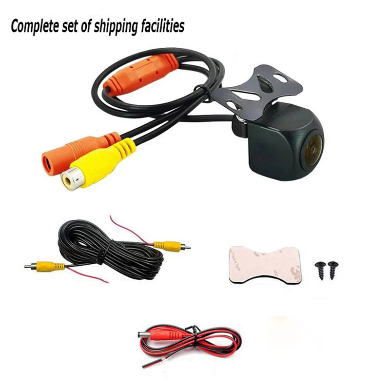 Full-color Night Vision Monitoring AHD Car Dynamic Trajectory Parking Line Car Rear View Reversing Camera universal Fisheye Pend