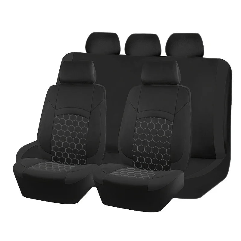 Universal Breathable and Durable 9-Piece All-Season Comfortable Soft Five-Seater Covers