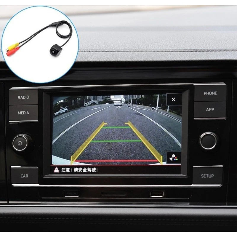 Full-color Night Vision Monitoring AHD Car Dynamic Trajectory Parking Line Car Rear View Reversing Camera universal Fisheye Pend